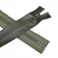 Блискавка спіральна нероз'ємна Водовідштовхувальна, 18 см, Тип 7, Хакі (ZIP-060472)