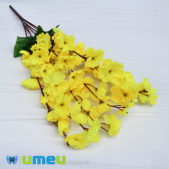 Ветка сакуры, 57 см, Желтая (DIF-048302)
