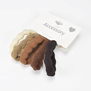 Резинки для волос, 45 мм, Микс коричневый (OSN-062275)