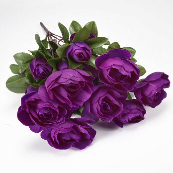 Букет камелії, 38 см, Фіолетовий (DIF-062136)