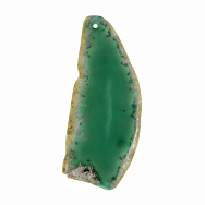 Срез Агата, Зеленый, 75х32 мм (POD-032478)