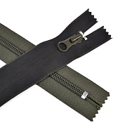 Блискавка спіральна нероз'ємна Водовідштовхувальна, 18 см, Тип 7, Хакі темна (ZIP-060471)