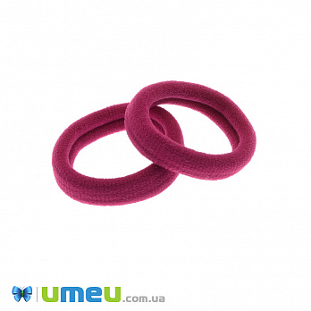 Резинка для волос микрофибра, 55 мм, Малиновая темная (OSN-041693)
