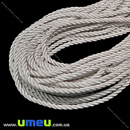 Поліестеровий шнур кручений, Білий, 4 мм (LEN-018943)