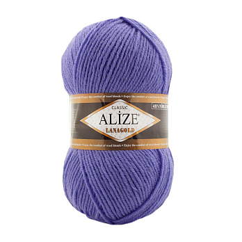 Пряжа Alize Lanagold 100 г, 240 м, Фиолетовая 851 (YAR-060778)