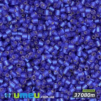 Бісер чеський Рубка 11/0, №37080m, Синій блискучий (BIS-044069)