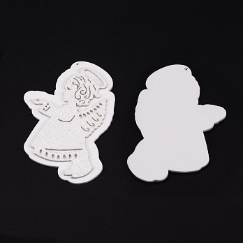 Декоративний виріб з фоамірану Янголятко, 7х5 см, Білий (FOM-056574)