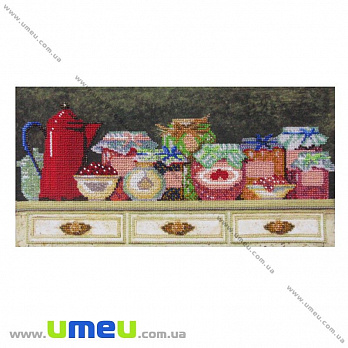 Схема для виш. бісером VDV, Поличка з баночками Т-36, 37х18 см (SXM-029153)