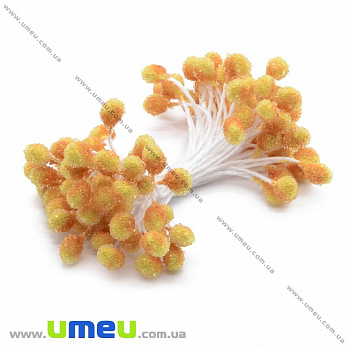 Тычинки на нитке в сахаре, Оранжевые (DIF-014998)
