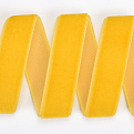 Стрічка оксамитова, 15 мм, Жовта (LEN-061441)
