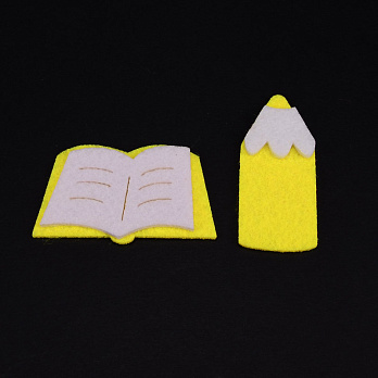 Декоративний набір із фетру "Шкільний", Жовтий (FLT-056503)