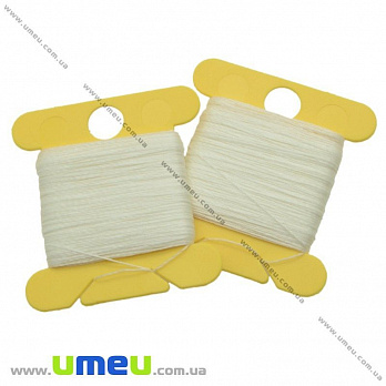 Нить для бисера светящаяся в темноте, Молочная №1205, 30 м (MUL-020539)