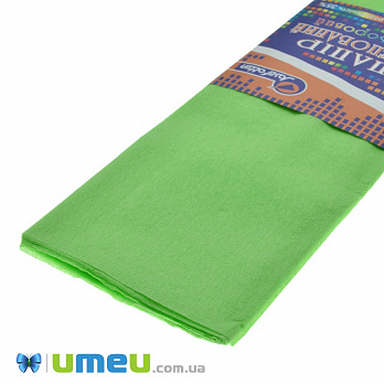 Гофрированная бумага Китай растяжимость 35%, Салатовая, 0,5х2 м (DIF-038326)