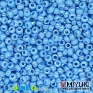Бисер японский Miyuki круглый RR 10/0 №482, Голубой, 5 г (BIS-047542)