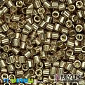 Бисер японский Miyuki Delica 8/0 DBL1834, Duracoat Galvanized, Шампань (BIS-045899)