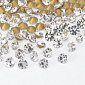 Стразы конусные SS12 (3,2 мм), Белые (STR-061277)