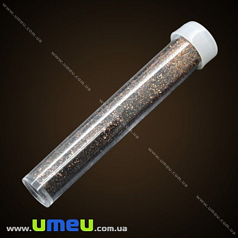 Гліттер в колбі, Коричневий, 3 г (GLN-018128)