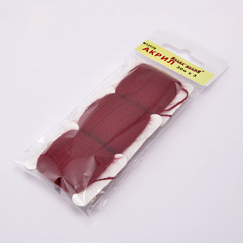 Акрилові нитки, №12179, Бордові (MUL-058881)