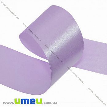 Атласная лента, 40 мм, Сиреневая светлая (LEN-033636)