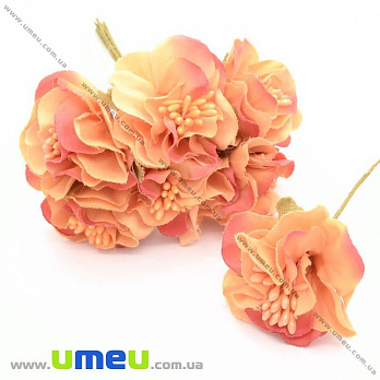 [Архів] Еустома тканинна, 45 мм, Помаранчева (DIF-025700)