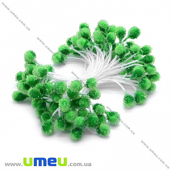 Тычинки на нитке в сахаре, Зеленые (DIF-014997)
