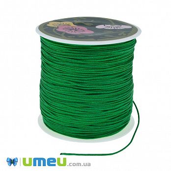 Нейлоновий шнур (для браслетів Шамбала), 0,8 мм, Зелений (LEN-047071)
