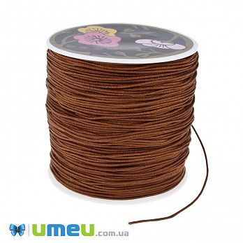 Нейлоновий шнур (для браслетів Шамбала), 0,8 мм, Цегляний (LEN-047074)