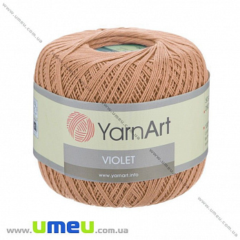 Пряжа YarnArt Violet 50 г, 282 м, Чайная роза 4105, 1 моток (YAR-022960)