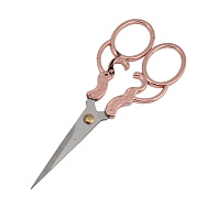 Ножиці з нержавіючої сталі, 2 сорт, 13 см, Рожеве золото, 1 шт (INS-051843)