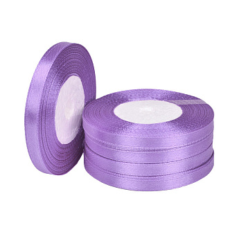 Атласна стрічка, 6 мм, Бузкова (LEN-055736)