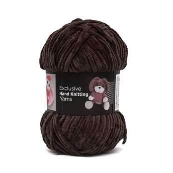 Пряжа Premium Yarn Baby Love 50 г, 60 м, Шоколадная 336, 1 моток (YAR-056903)