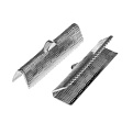 Зажим для лент из нержавеющей стали, 25х7 мм, Темное серебро (STL-055821)