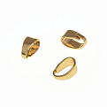 Держатели для кулона, 6х4 мм, Латунь с покрытием 14 kt (OSN-058517)
