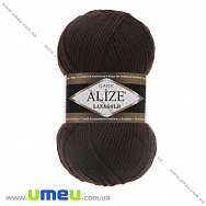 Пряжа Alize Lanagold 100 г, 240 м, Коричневая темная 26, 1 моток (YAR-025368)