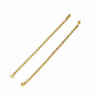 Цепь-удлинитель, 5,5 см,  Латунь с покрытием 18 kt, 1,5х1,5 мм (ZEP-061379)