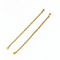 Цепь-удлинитель, 5,5 см,  Латунь с покрытием 18 kt, 1,5х1,5 мм (ZEP-061379)