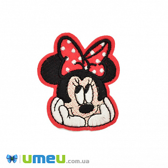 Термоаплікація дитяча Міккі Маус, 6,5х5,5 см (APL-042572)