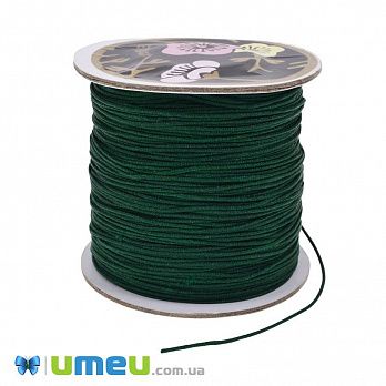 Нейлоновий шнур (для браслетів Шамбала), 0,8 мм, Смарагдовий (LEN-047086)