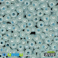 Бісер чеський 4/0, №37132, Блакитний світлий, Перламутровий (BIS-034280)