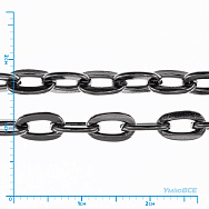 Ланцюг, Чорний, 6,5х4 мм (ZEP-056052)