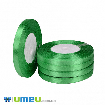 Атласная лента, 6 мм, Зеленая (LEN-050972)
