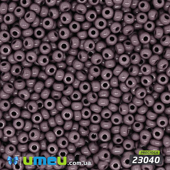 Бісер чеський №233/23040, Сливовий, Натуральний, 10/0 (BIS-003768)