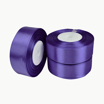 Атласна стрічка, 25 мм, Фіолетова (LEN-058948)