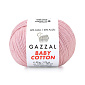 Пряжа Gazzal Baby Cotton №3444, 50 г, 165 м, Пудровая (YAR-062516)
