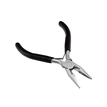 Инструмент Тонкогубцы с кусачками, Черный, 12,5 см (INS-053921)