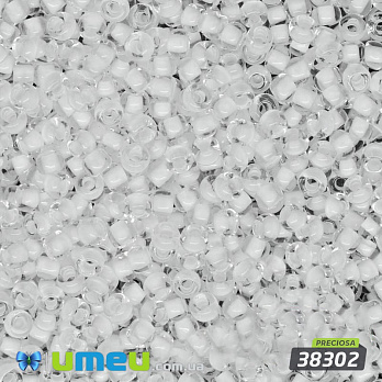 Бісер чеський №601 / 38302, Білий, Прокрашенний, 10/0 (BIS-003880)