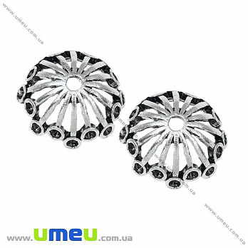 Обниматель, Античное серебро, 20х8 мм (OBN-021125)