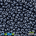 Бисер чешский 8/0, №49102, Мокрый асфальт, Перламутровый (BIS-050510)
