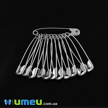 Шпильки англійські №3, Срібло, 45 мм (SEW-050857)