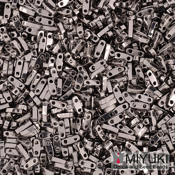 Бісер японський Miyuki QUARTER TILA №190, 5х1,2 мм, Nickel plated (BIS-053343)